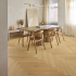 Multilayer parquet tongue & groove | 9x60 cm | LMB Natural Oak Herringbone