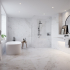 Polished ceramic tile | 120x120 cm | Ultimate Carrara Polished ceramic tile | 120x120 cm | Ultimate Carrara