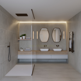 Kunststof Wandpaneel | 117.5x280 cm | VYGO Wall Premium Grano Ivory XL