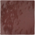 Keramische wandtegel | 13.2x13.2 cm | Artisan Burgundy Glossy
