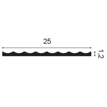 Kunststof Wandpaneel | 25x200 cm | Orac Decor Valley Flex
