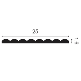 Plaque Murale PVC | 25x200 cm | Orac Decor Hill