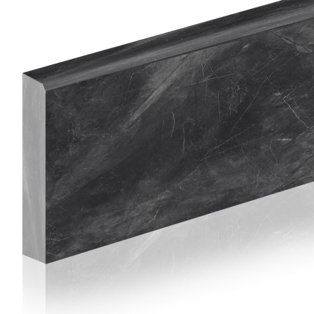Ceramic skirting boards | 8x60 cm | Pulpis Nero