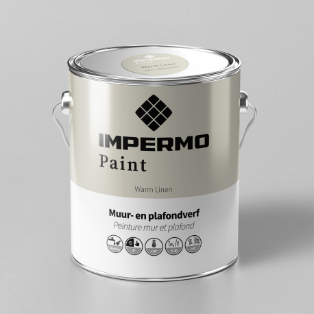 Paint | 18x20 cm | Wall & Ceiling - Impermo Paint - Warm Linen