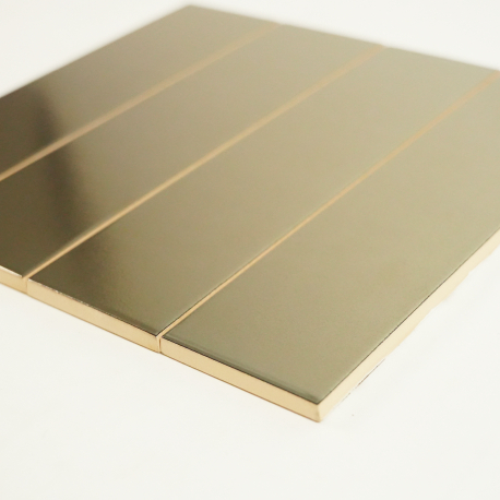 Keramische wandtegel | 7.8x29.8 cm | Tones Metallic