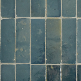 Zellige Marocain | 5x15 cm | Zellige Petrol Blue