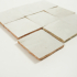 Handgemaakte Marrokaanse Zellige | 10x10 cm | Zellige Soft White