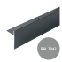Profiel | 18x240 cm | Afwerkingsprofiel terras H180 Lichtgrijs