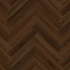 Parquet stratifié à clipser | 12.3x59.3 cm | Q-Click Oakhill Dark Herringbone