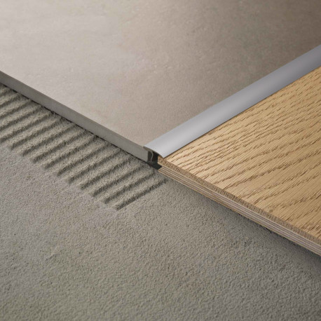 Profile | 2x270 cm | Transition Profile Alu Anodized Silver