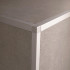 Profiel | 0.8x270 cm | Eindkap Alu Geanodiseerd Zilver, Vierkant 