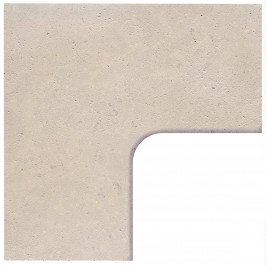 Natural stone swimming pool border | 60x60 cm | Margaux Sand - Corner Natural stone swimming pool border | 60x60 cm | Margaux Sand - Corner