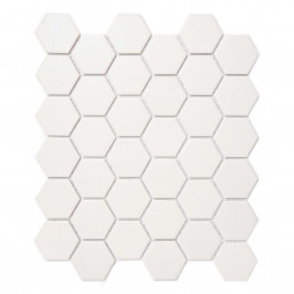 Mozaïek | 28.1x32.5 cm | Mosaic Superwhite Big Hexagon Mozaïek | 28.1x32.5 cm | Mosaic Superwhite Big Hexagon