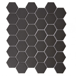 Mozaïek | 28.1x32.5 cm | Mosaic Antracite Big Hexagon