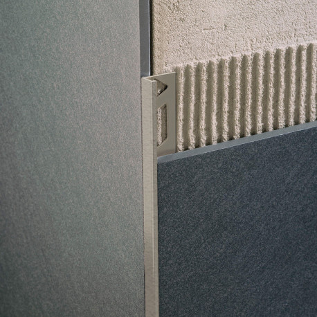 Profiel | 1x270 cm | L-Profiel Alu Gepoedercoat Dove Reliëf