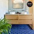 Ceramic floor and wall tile | 10.1x11.6 cm | Kromatika Naval Blue Hexagon Ceramic floor and wall tile | 10.1x11.6 cm | Kromatika Naval Blue Hexagon