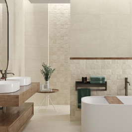 Ceramic wall tile | 30x60 cm | Belvista Ivory