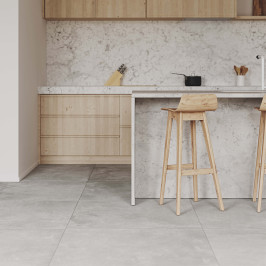 Ceramic floor and wall tile | 90x90 cm | Tilestone Betontec Grey