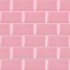 Keramische wandtegel | 10x20 cm | Biseauté Pink Keramische wandtegel | 10x20 cm | Biseauté Pink