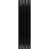 Keramische wandtegel | 5x20 cm | Mundano Charcoal Edge Decor Glossy Keramische wandtegel | 5x20 cm | Mundano Charcoal Edge Decor Glossy