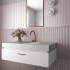 Keramische wandtegel | 5x20 cm | Mundano Powder Edge Decor Matt Keramische wandtegel | 5x20 cm | Mundano Powder Edge Decor Matt