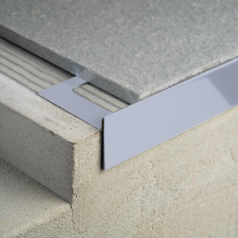 Profile | 6x270 cm | Terrace border profile Pastel Grey Profile | 6x270 cm | Terrace border profile Pastel Grey