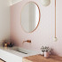 Ceramic floor and wall tile | 10.1x11.6 cm | Kromatika Rose Hexagon Ceramic floor and wall tile | 10.1x11.6 cm | Kromatika Rose Hexagon