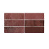 Keramische wandtegel | 6.5x20 cm | Artisan Burgundy Glossy