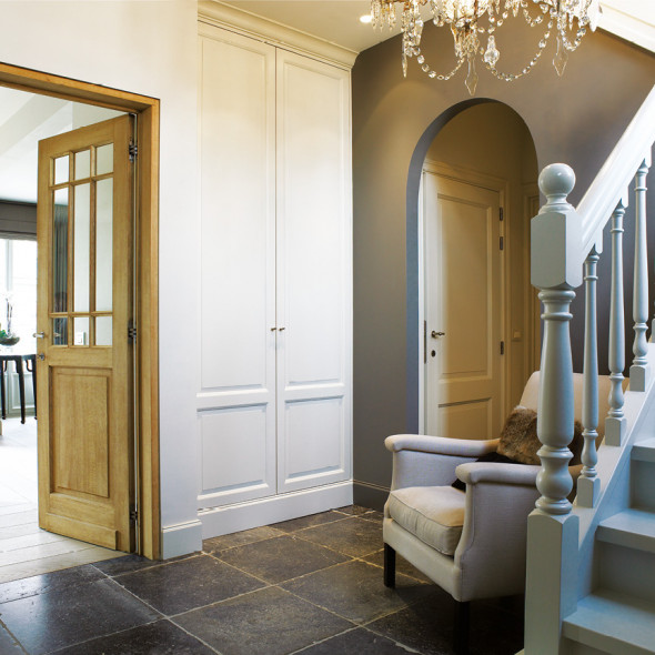 Pierre naturelle, Carrelages sol, gris medium, bleu, Impermo, rural & paysan